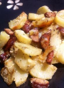 Italian Roasted Potatoes with Andouille Sausage