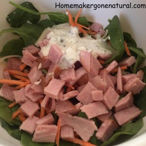 ham salad w ranch dressing